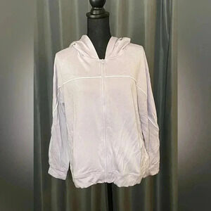 Mono B Zip-Up Hoodie, light purple, NWOT